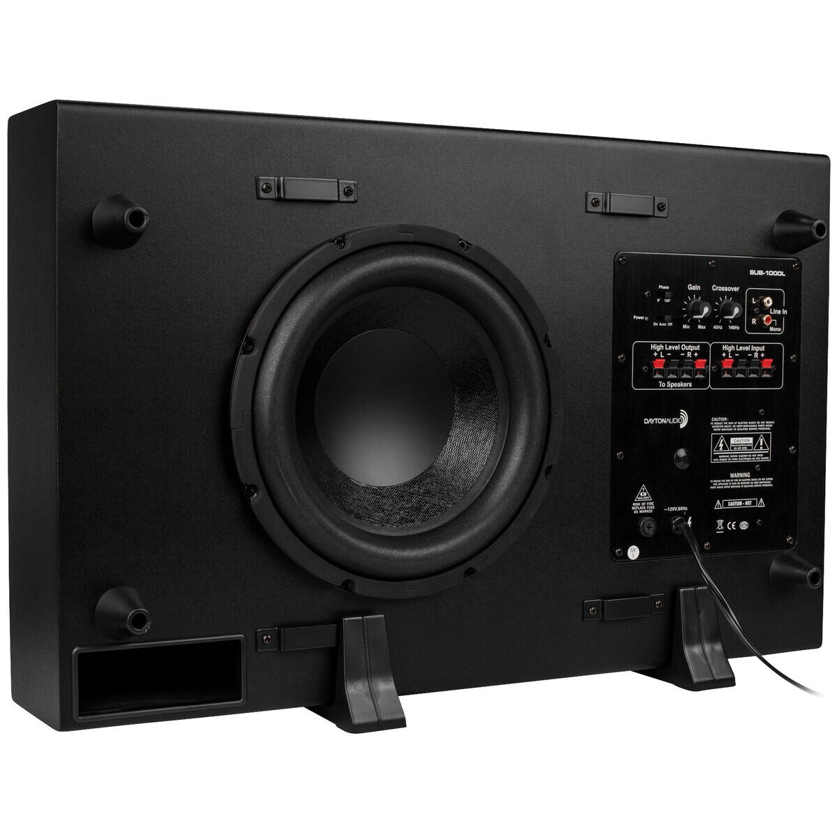 Dayton Audio SUB1000L 10" 100 Watt LowProfile Powered Subwoofer